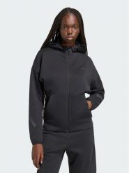 Adidas Bluza Z.N.E. Full Zip KF6327 Czarny Regular Fit. Czarne bluzy bez kaptura damskie Adidas, xl, z syntetyku. Za 388.99 zł.