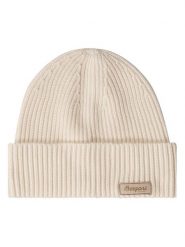 Bergans Czapka beanie w kolorze beżowym rozmiar: onesize. Brązowe czapki zimowe damskie Bergans, prążkowane. Za 197.63 zł.