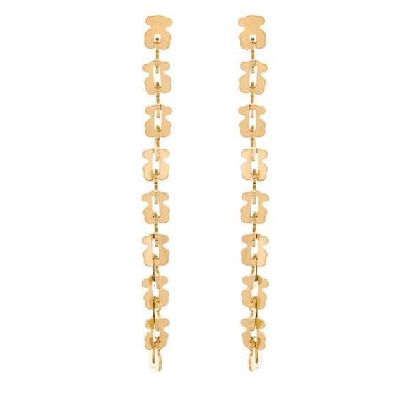 Kolczyki TOUS. Żółte kolczyki damskie Tous, złote. Za 379.99 zł.