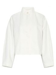 MOSS COPENHAGEN Kurtka przejściowa w kolorze białym rozmiar: L/XL. Białe kurtki damskie MOSS COPENHAGEN, l, bez wzorów, bez kaptura. Za 279.95 zł.
