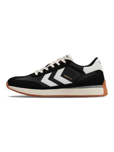 HUMMEL buty sportowe wygodne męskie STADION 23. Czarne buty sportowe na co dzień męskie HUMMEL, z gumy, bez zapięcia. Za 244.00 zł.