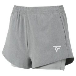 Szorty damskie Tecnifibre Team. Szare szorty damskie TECNIFIBRE, bez wzorów, z elastanu, klasyczne, z standardowym stanem. Za 161.00 zł.