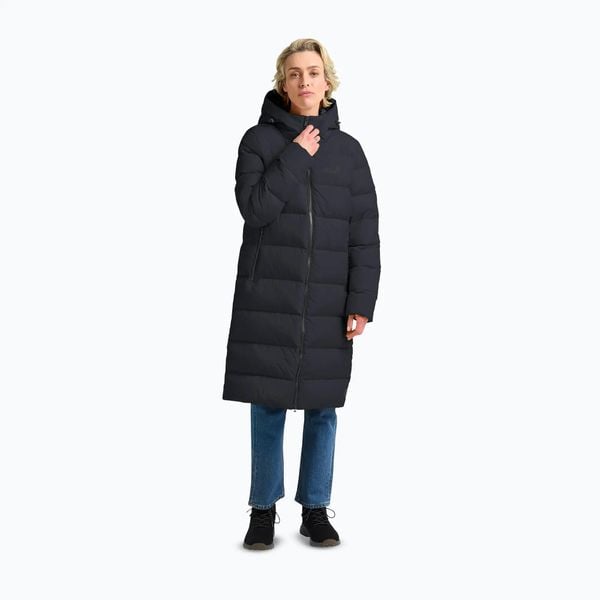Płaszcz puchowy damski Jack Wolfskin Frozen Palace Coat. Niebieskie płaszcze damskie Jack Wolfskin, l, bez wzorów, z materiału. Za 1,439.00 zł.