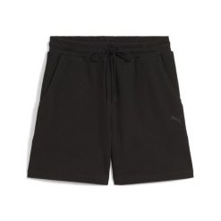 Damskie szorty HER 5" z wysokim stanem PUMA Black. Czarne szorty damskie Puma, bez wzorów, z podwyższonym stanem. Za 120.99 zł.