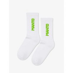 MANTO skarpety LOGOTYPE 25 białe L. Białe skarpetki damskie Manto, bez wzorów. Za 49.00 zł.