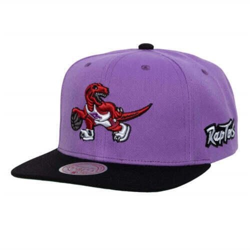 Czapka typu snapback Toronto Raptors NBA Team Origins Hwc. Fioletowe czapki męskie Mitchell & Ness, bez wzorów. Za 190.00 zł.