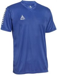 Koszulka piłkarska poliestrowa męska Select PISA niebieska. Niebieskie t-shirty sportowe męskie Select, m, z materiału, bez ramiączek, do piłki nożnej. Za 101.49 zł.