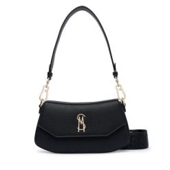 Torebka Steve Madden. Czarne listonoszki damskie Steve Madden, bez wzorów, bez dodatków. Za 429.99 zł.