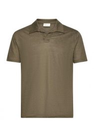 Koszulka polo męska Gant Linen Ss Polo. Zielone koszulki polo męskie Gant, l, bez wzorów, z jeansu, bez ramiączek. Za 198.49 zł.