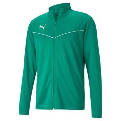 Bluza męska Puma teamRISE Training Poly Jacket zielona. Białe bluzy bez kaptura męskie Puma, m. Za 132.82 zł.