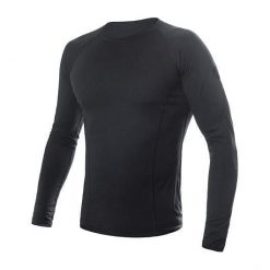 Bluza termoaktywna męska Sensor Merino Air Tee LS. Czarne bluzy bez kaptura męskie Sensor, m, z materiału. Za 313.49 zł.