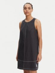 Adidas Sukienka codzienna Allover Print JJ3143 Szary Regular Fit. Szare sukienki damskie Adidas, na co dzień, xs, bez wzorów, z bawełny, bez kołnierzyka, bez ramiączek, proste. Za 259.99 zł.