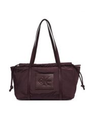 Calvin Klein Torebka LV04F3703G Bordowy. Czerwone torebki klasyczne damskie CALVIN KLEIN, bez wzorów, z materiału, bez dodatków. Za 409.99 zł.