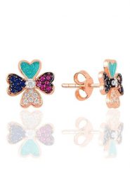 Heliophilia Pozłacane kolczyki-wkrętki rozmiar: onesize. Żółte kolczyki damskie Heliophilia, pozłacane. Za 43.99 zł.