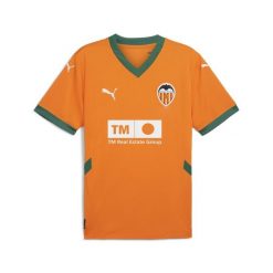 Męska trzecia koszulka Valencia CF 24/25 PUMA Rickie Orange Vine. Brązowe t-shirty sportowe męskie Puma, m, bez ramiączek, do piłki nożnej. W wyprzedaży za 347.70 zł.