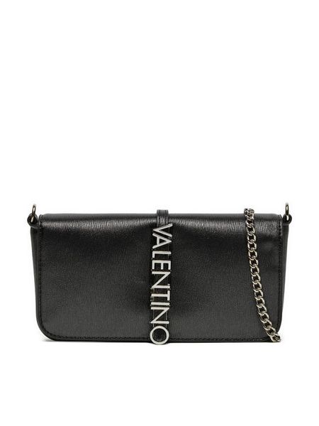Valentino Torebka Materia VBS8GQ10 Czarny. Czarne torebki klasyczne damskie Valentino, bez wzorów, ze skóry, wizytowe, bez kołnierzyka, bez ramiączek. Za 349.99 zł.
