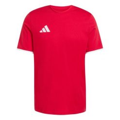 Koszulka męska adidas Entrada Tee. Białe t-shirty sportowe męskie Adidas, m, bez ramiączek, do piłki nożnej. Za 78.99 zł.