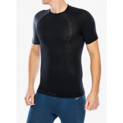 Koszulka termoaktywna męska Ortovox 120 Comp Light Short Sleeve. Czarne bielizna termoaktywna męska ORTOVOX, m, bez wzorów. Za 314.99 zł.