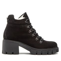 Botki Filipe. Czarne botki damskie Filipe, bez obcasa, na słupku, bez zapięcia. Za 419.99 zł.