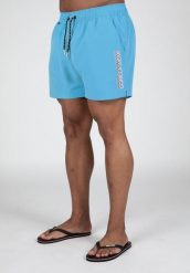 Sarasota Swim Szorty - Niebieski. Niebieskie szorty męskie GORILLA WEAR, bez wzorów, z poliesteru. Za 194.00 zł.