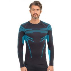 Bluza termoaktywna Męska Brubeck DRY. Niebieskie bluzy bez kaptura męskie Brubeck, m, z poliamidu. Za 159.99 zł.