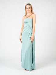 Pinko Sukienka "Soncino" | 1G17JG Y7SC | Kobieta | Zielony. Zielone sukienki damskie Pinko, na imprezę, m, bez wzorów, z elastanu, wizytowe, bez kołnierzyka, bez ramiączek, maxi. W wyprzedaży za 499.00 zł.
