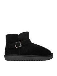 DeeZee Śniegowce MXPZ-21-BLACK SU Czarny. Czarne śniegowce damskie DeeZee, ze skóry. Za 229.99 zł.