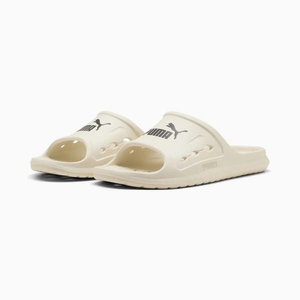 Klapki plażowe Puma DIVECAT DRY 40485402. Brązowe klapki damskie Puma, bez wzorów, bez obcasa. Za 88.20 zł.