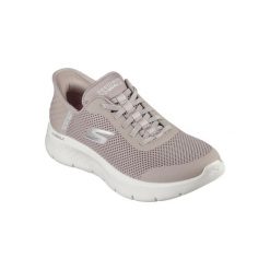 Buty SKECHERS GO WALK FLEX GRAND ENTRY Brązowy. Brązowe buty sportowe na co dzień damskie Skechers, bez wzorów, z materiału, trekkingowe, Skechers Sport. Za 299.99 zł.