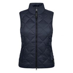 Kurtka jeździecka bez rękawów ELT Meran. Niebieskie kurtki damskie ELT, l, bez wzorów, bez kaptura. Za 239.95 zł.