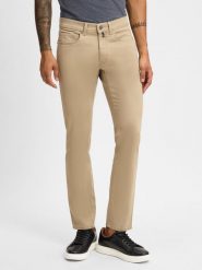 Pierre Cardin spodnie materiałowe - Lyon Mężczyźni Bawełna beżowy, 34-32. Brązowe spodnie materiałowe męskie Pierre Cardin, bez wzorów, z bawełny, biznesowe. Za 279.95 zł.