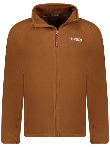 Geographical Norway Kurtka polarowa "Tug" w kolorze jasnobrązowym rozmiar: 3XL. Brązowe kurtki męskie Geographical Norway, xl, bez wzorów, z polaru, bez kaptura. Za 95.69 zł.