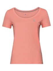 Odlo Koszulka funkcyjna "F-Dry" w kolorze koralowym rozmiar: S. Pomarańczowe bluzki sportowe damskie Odlo, s, bez wzorów, z materiału, bez ramiączek. Za 114.17 zł.