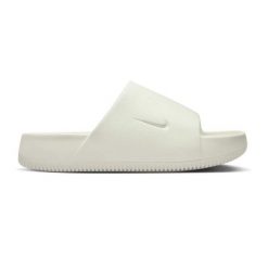 Damskie>klapki Nike. Białe klapki damskie Nike, bez wzorów, bez obcasa. Za 192.99 zł.