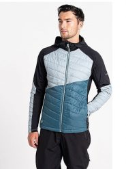 Dare 2b Kurtka hybrydowa "Gendarme Wool" w kolorze czarno-morskim rozmiar: 3XL. Czarne kurtki outdoor męskie Dare 2b, xl, bez wzorów, z materiału, bez kaptura. Za 226.95 zł.