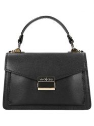 Wojas Skórzana torebka w kolorze czarnym - 18 x 12 x 5 cm rozmiar: onesize. Czarne torebki klasyczne damskie Wojas, bez wzorów, z materiału, bez dodatków. Za 244.99 zł.