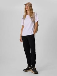 4F Spodnie dresowe joggery damskie - czarne XS. Czarne spodnie dresowe damskie 4f, xs, bez wzorów, z dresówki. Za 149.99 zł.