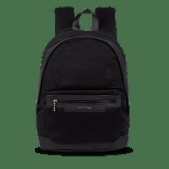 Plecak duży KISKADEE BLACK. Czarne plecaki męskie Wings, bez wzorów, z materiału. Za 169.90 zł.