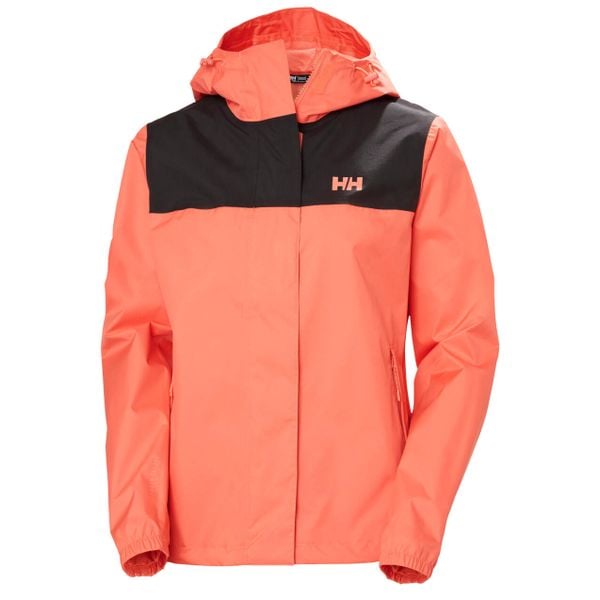 Kurtka przeciwdeszczowa damska Helly Hansen Vancouver. Czerwone kurtki damskie Helly Hansen, bez kaptura. Za 553.20 zł.