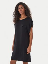 Emporio Armani Underwear Koszula nocna EW002965 AF19024 UC001 Czarny Regular Fit. Czarne koszule nocne damskie Emporio Armani Underwear, bez wzorów, z wiskozy. Za 329.99 zł.