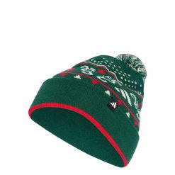 Czapka typu beanie z grafiką bożonarodzeniową. Białe bokserki męskie Adidas, bez wzorów, z dzianiny. Za 109.00 zł.