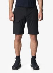 Krótkie spodenki Houdini Go Shorts. Czarne szorty męskie Houdini, z materiału, bez kołnierzyka. Za 335.49 zł.