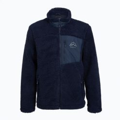 Bluza polarowa męska KADVA Rodvik. Niebieskie bluzy z kapturem męskie KADVA, l, z materiału. Za 219.99 zł.