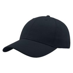 Czapka Baseballowa Zoom Sports 6panelowa. Czarne czapki męskie ATLANTIS, bez wzorów, z bawełny. Za 41.99 zł.