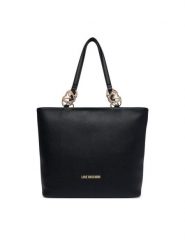LOVE MOSCHINO Torebka JC4005PP1PLB0000 Czarny. Czarne torebki klasyczne damskie Love Moschino, bez wzorów, ze skóry, bez dodatków. Za 1,009.00 zł.