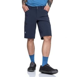 Spodenki rowerowe męskie Schöffel Danube. Niebieskie szorty męskie Schöffel, na lato, bez wzorów. Za 449.99 zł.