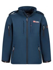 Canadian Peak Kurtka softshellowa "Tuneak" w kolorze granatowym rozmiar: M. Niebieskie kurtki outdoor męskie Canadian Peak, m, bez wzorów, bez kaptura. Za 175.67 zł.