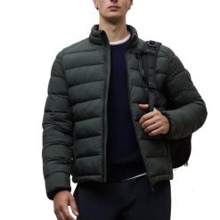 Kurtka ECOALF BERET Zielony. Zielone kurtki męskie Ecoalf, m, bez wzorów, z tkaniny, bez kaptura. Za 789.91 zł.