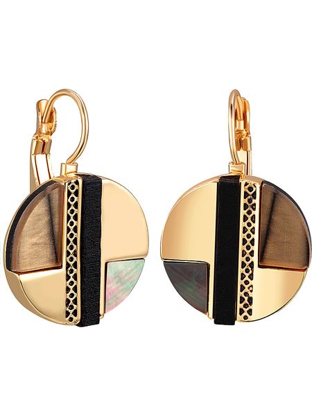 MENTHE À L'O Pozłacane kolczyki z masą perłową rozmiar: onesize. Białe kolczyki damskie MENTHE À L'O, z perłą, pozłacane. Za 107.45 zł.