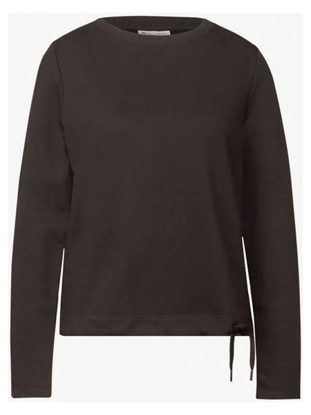 Street One Sweter w kolorze ciemnobrązowym rozmiar: 38. Brązowe swetry klasyczne damskie Street One, bez kołnierzyka. Za 166.49 zł.